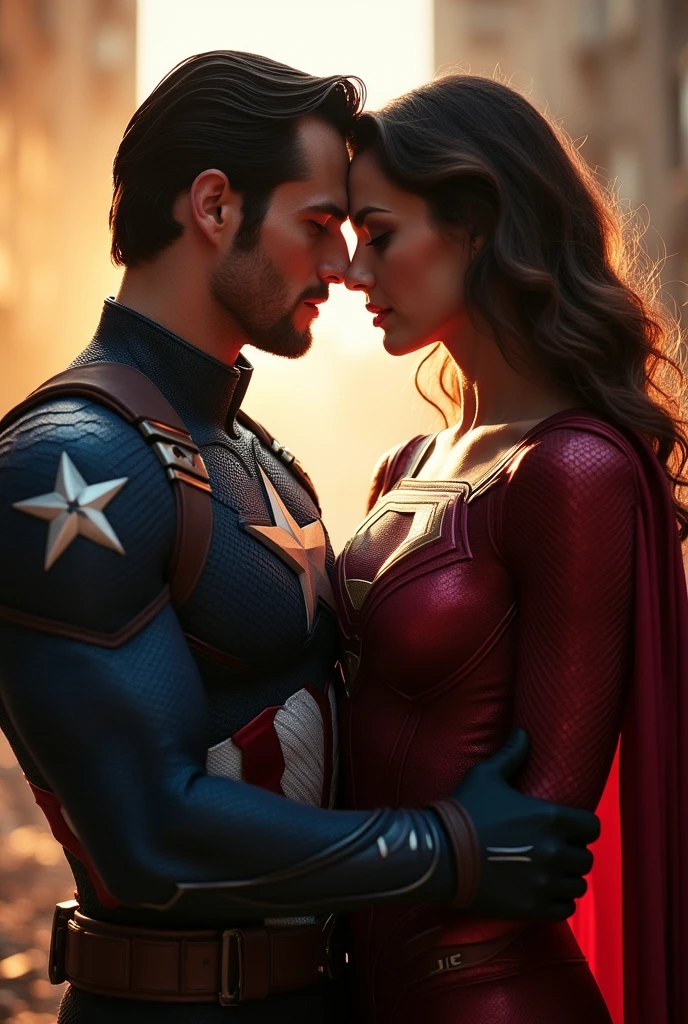 Captain America and Superman having sex
