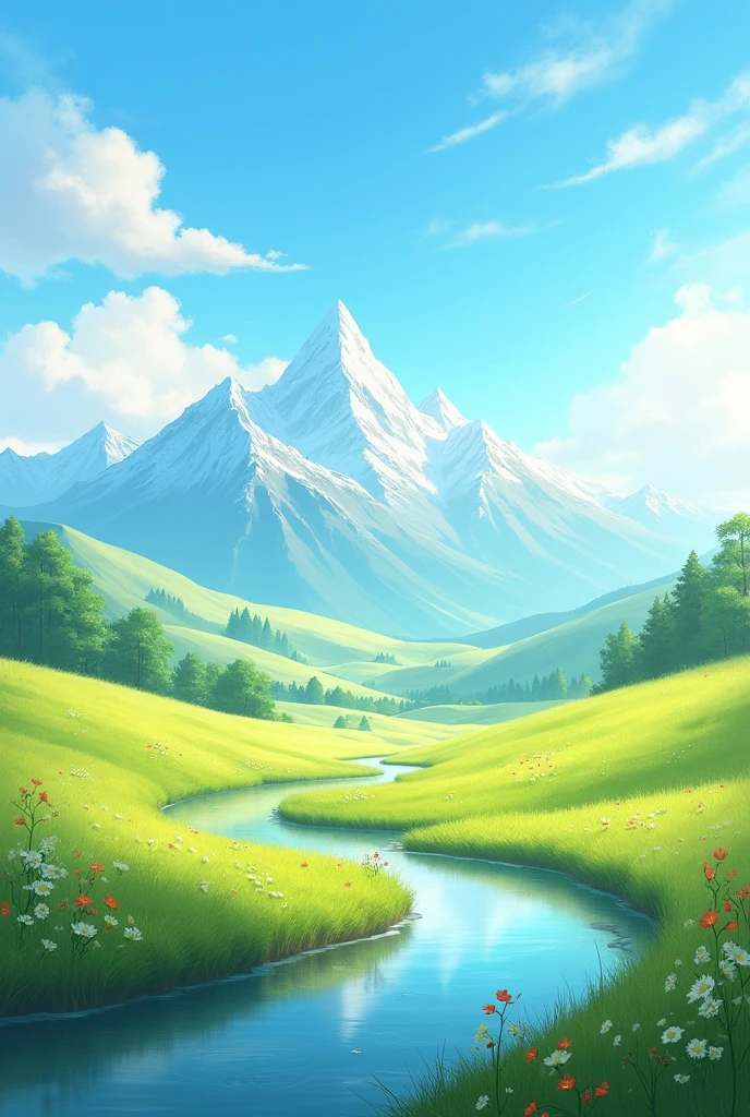 A beautiful day.make it more realistic