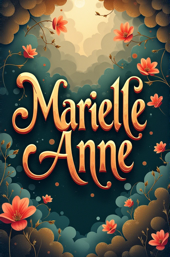 Draw my name in the most creative way as possible or make it an art “Marielle Anne”