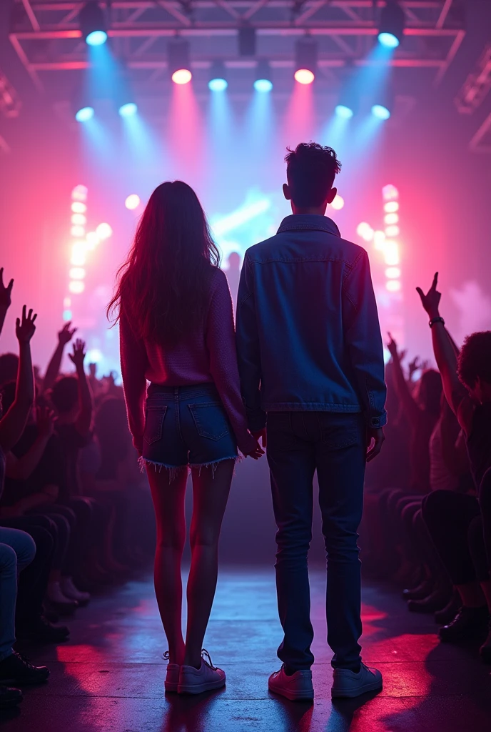 My friend and I at a Madison Beer concert