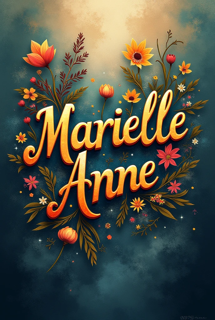 Draw my name in the most creative way as possible or make it an art “Marielle Anne”