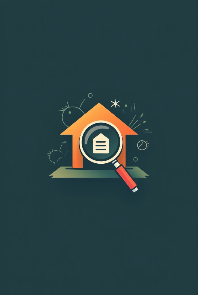 Crie uma logo, which says about findings for the house