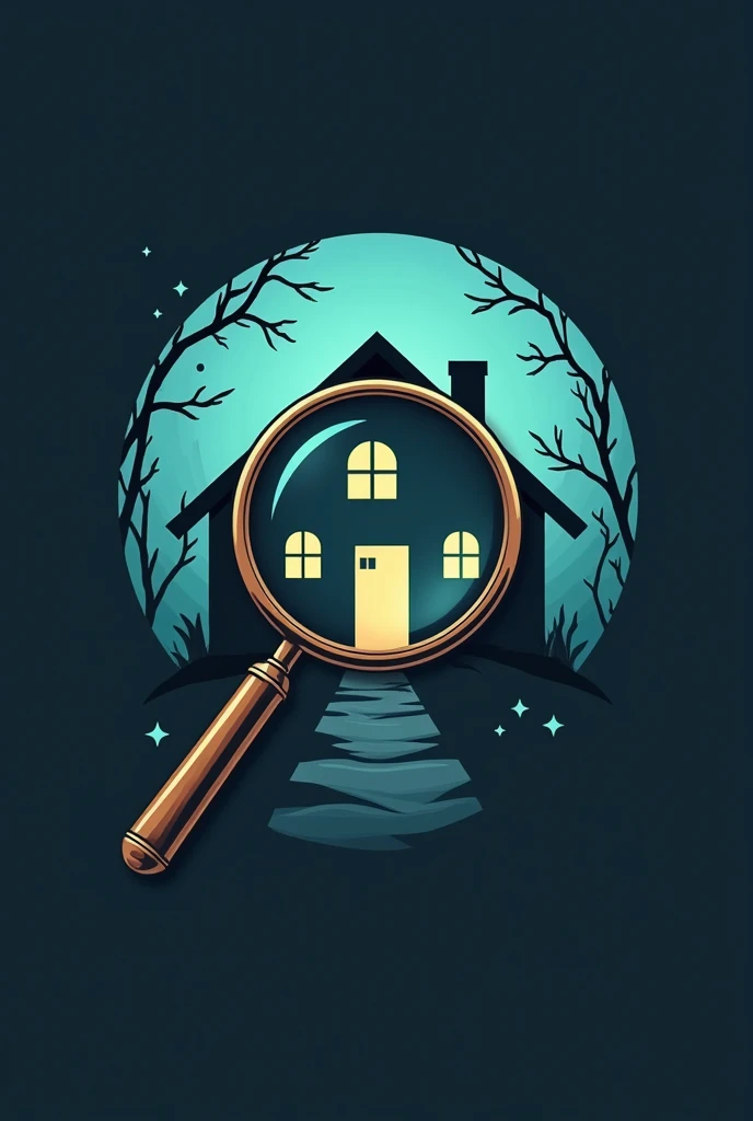 Crie uma logo, which says about findings for the house