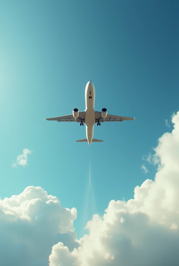 An animation of a plane flying peacefully in a clear sky, which then transforms into a dramatic image from an old newspaper with headlines about plane crashes.