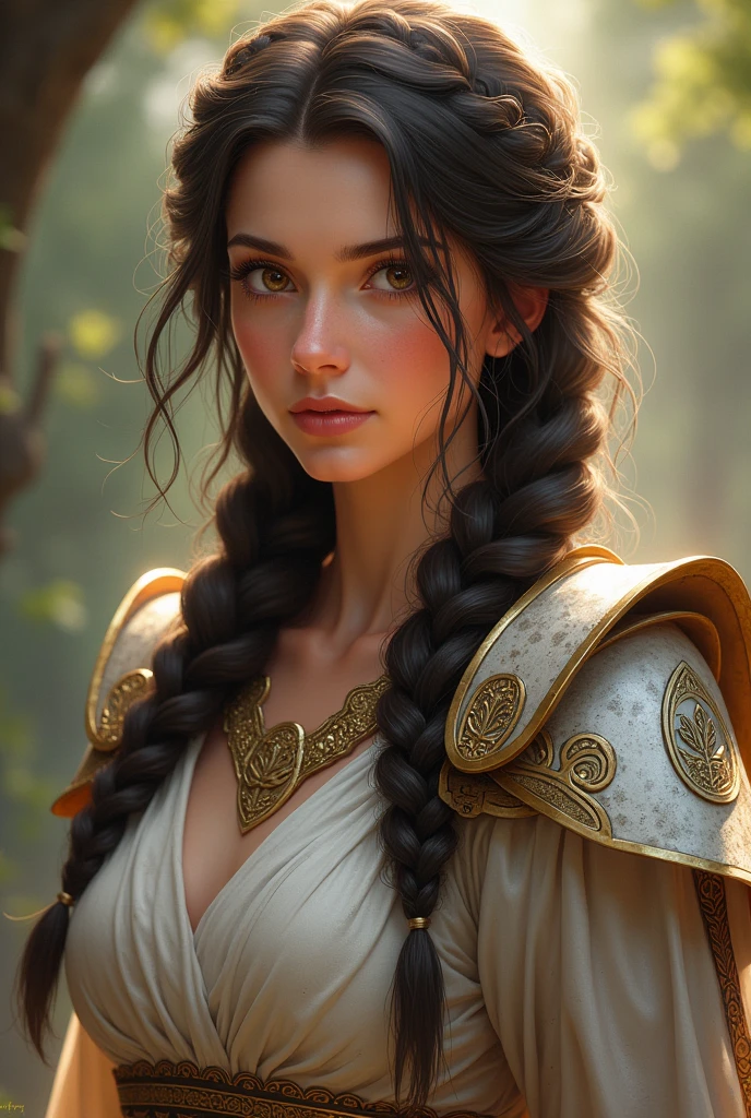 mdjrny-v4 style, realistic cosplay facial portrait painting of a beautiful rpg champion, soft colors, intricate details, fantasy, universe, intricate magic embroidery, very detailed hair, very detailed eyes, tense face,[ elden ring|d &amp;amp; d] rpg portrait, octane rendering, cinematic lighting, (soft shadows: 1.2), close-ups, depth of field