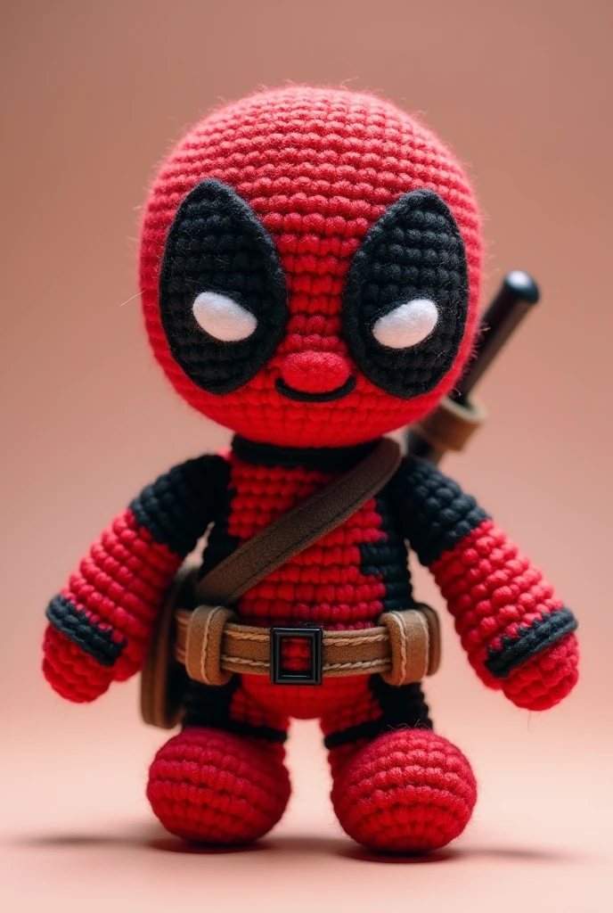 deadpool in amigurumi without the waist strap