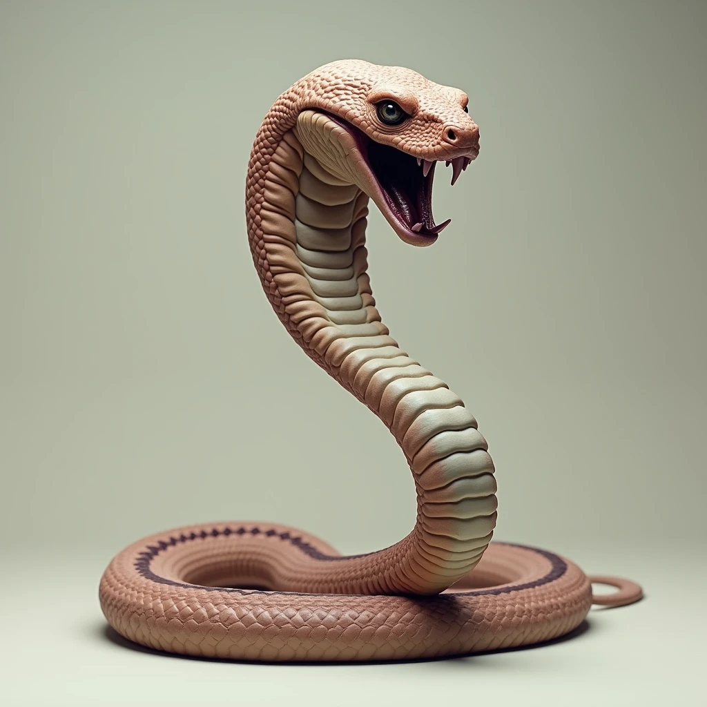 penis snake, ugliest snake, realistic,