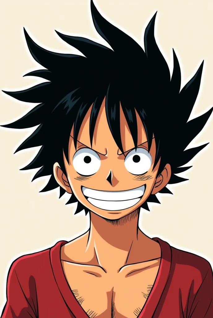 Monkey D's Hair Design. Luffy Anime original One Piece