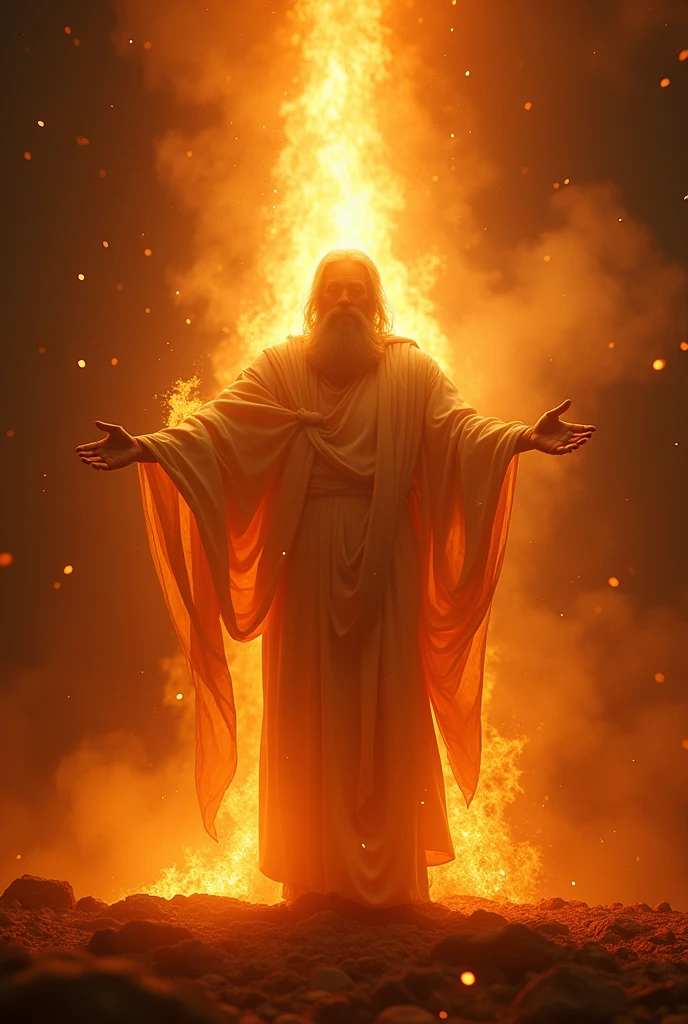 A written image "What does God say about Fire in the Bible?"