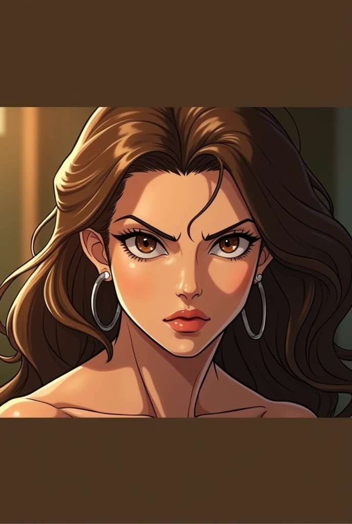 (masterpiece:1.2), (best quality), (ultra detailed), (8k, 4k, intricate),(full-body-shot:1), (highly detailed:1.2),(detailed face:1.2), (detailed background), muscle woman with dark hair, woman with huge muscles, stern expression,