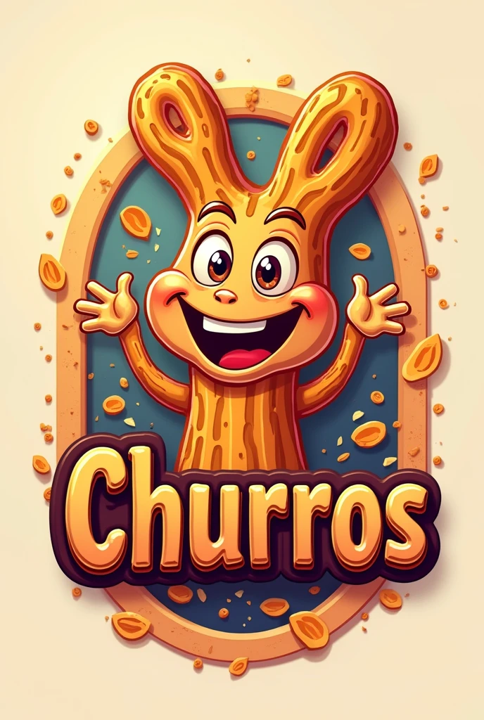 A crazy churros logo