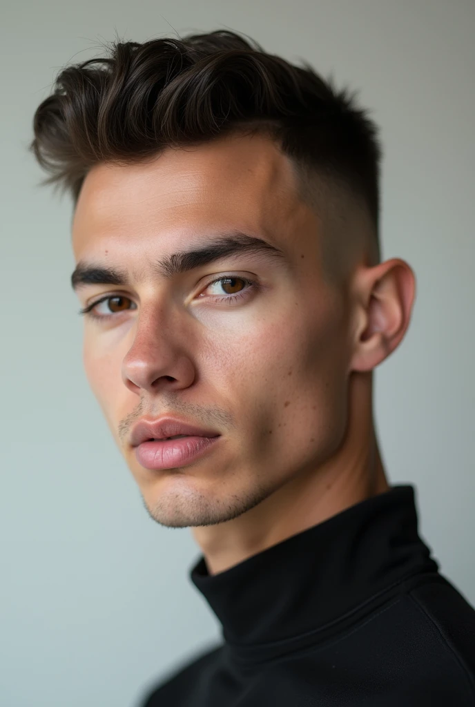 Man Oval face hair cut