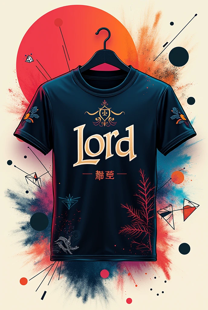 Shirt print with the Lord brand with abstract designs