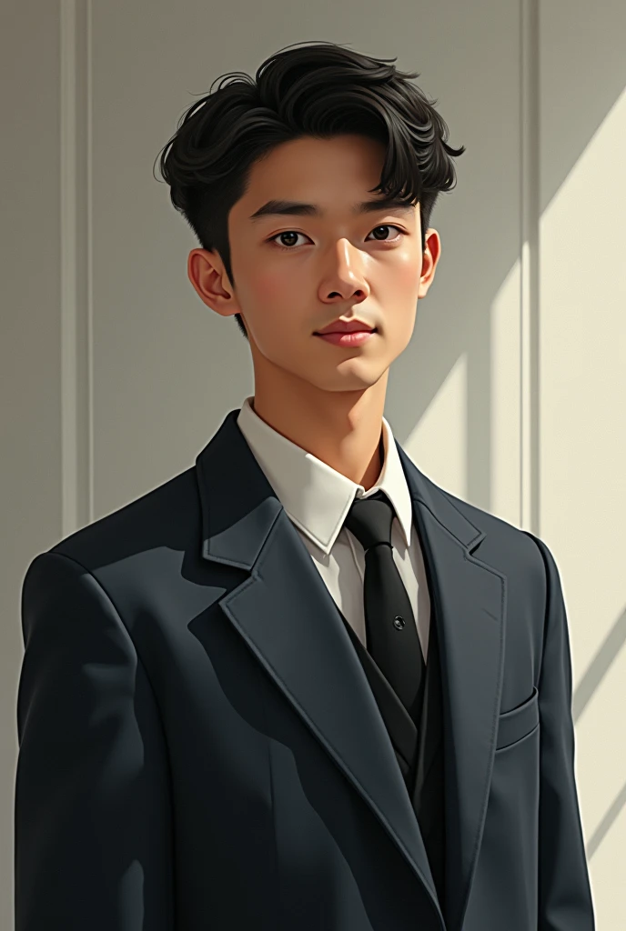 young man, just and smart, strong