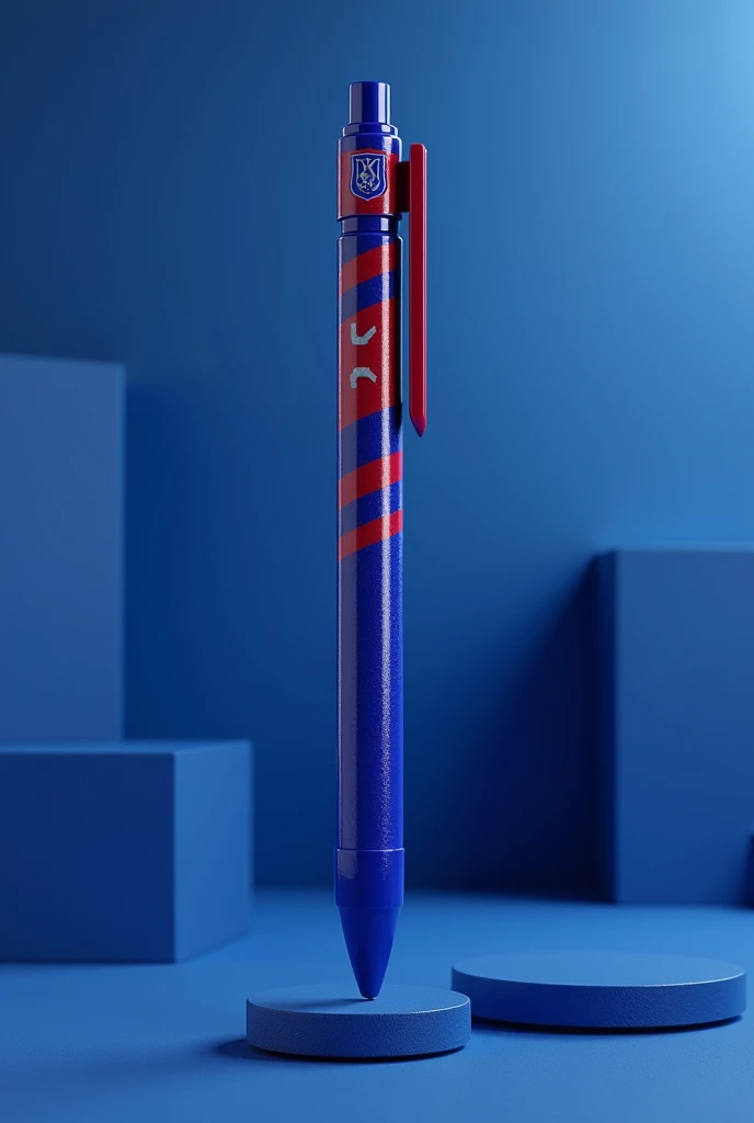 Create the blue pen with the Flamengo shirt 

