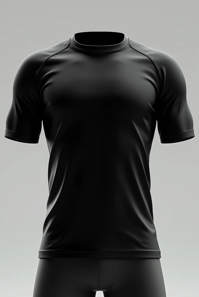A black team shirt