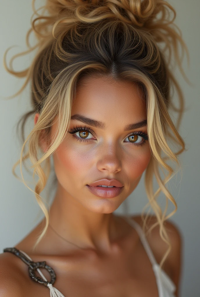 Get a Zendaya with Pamela Anderson's Haircut and Bun Hairstyle