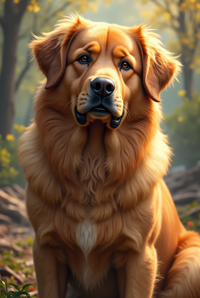a dog