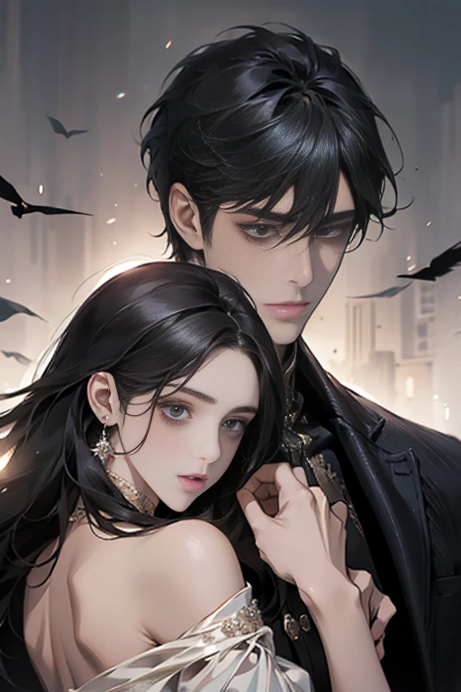 Beautiful and gentle ladies and handsome and cool men,Sweet atmosphere,Perfect face,bust,Back to Back,black hair black eyes,Perfect hands perfect face