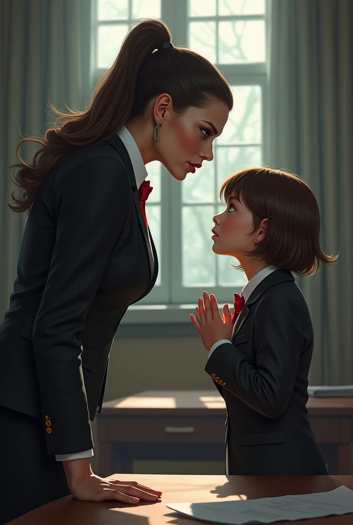 Aggressive madam innocent teacher