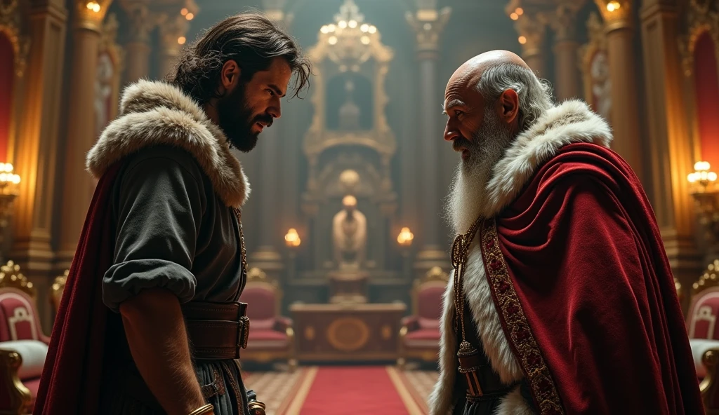 The lumberjack then declares his second wish: “I wish to imprison Your Majesty in the dungeon for a month.” The king is enraged
