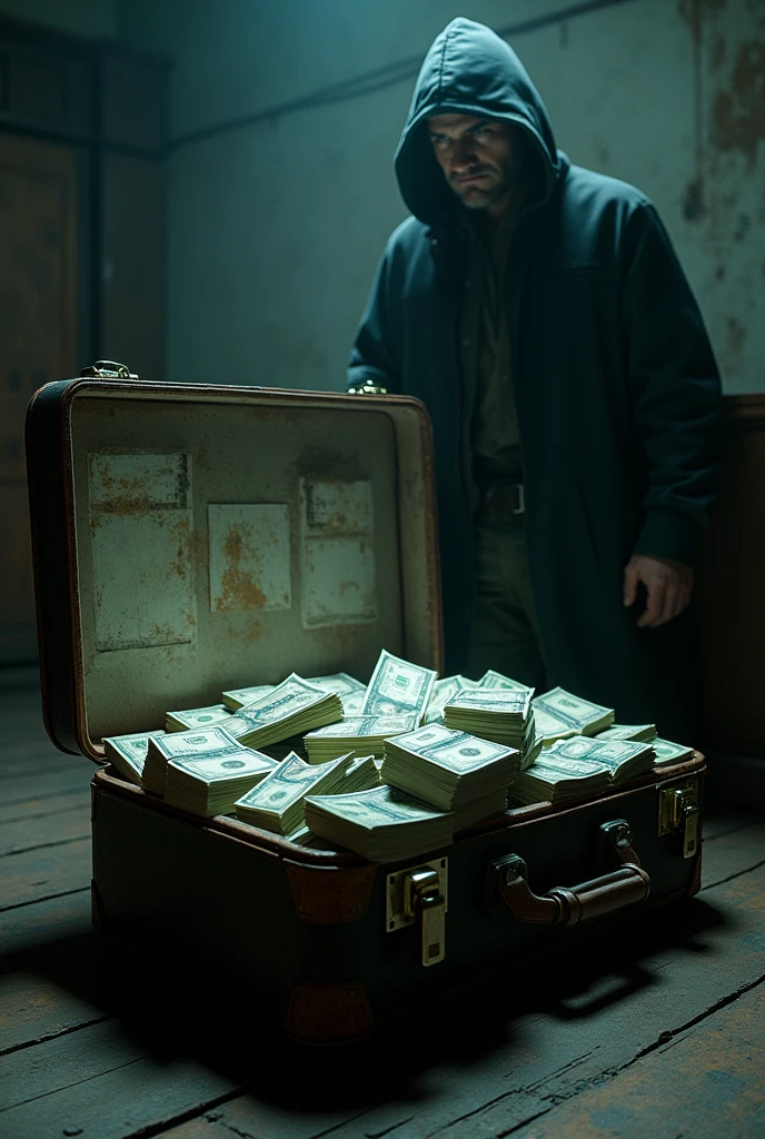 A suitcase full of money 