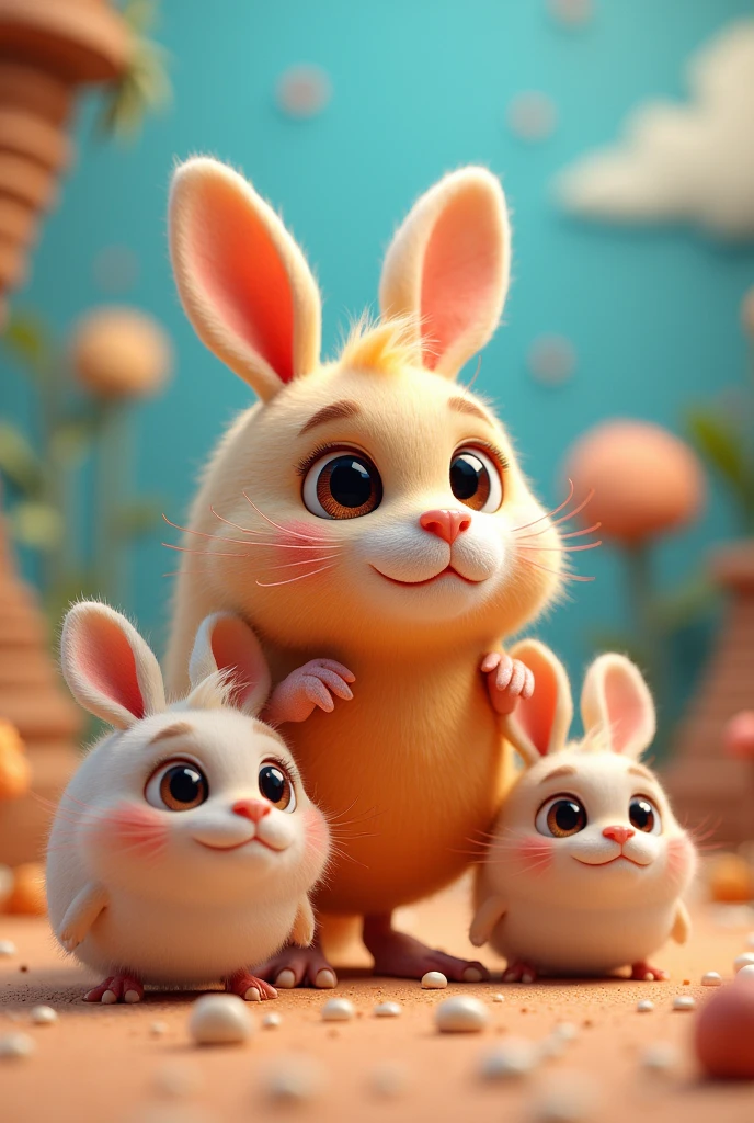 You are the best designer. Give me 5 funny 3D character designs, tender.