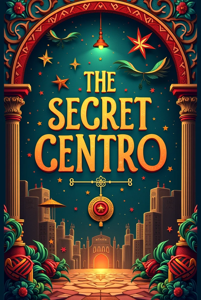 You could design an advertisement with the letters THE SECRET CENTRO with a national theme of Mexican independence.