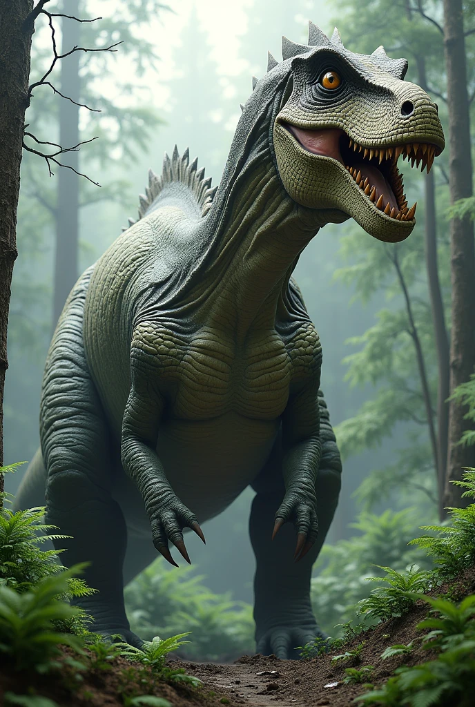 A dinosaur 
