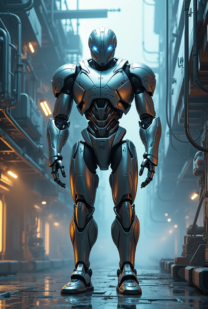 metal robot computer
