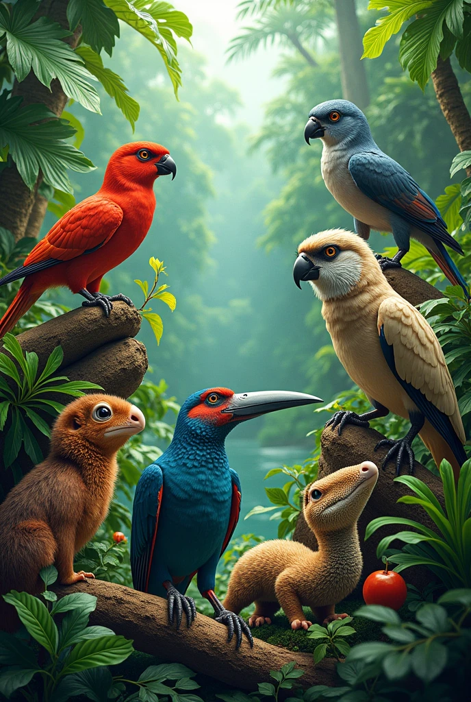 Create a slide of Haiti's fauna