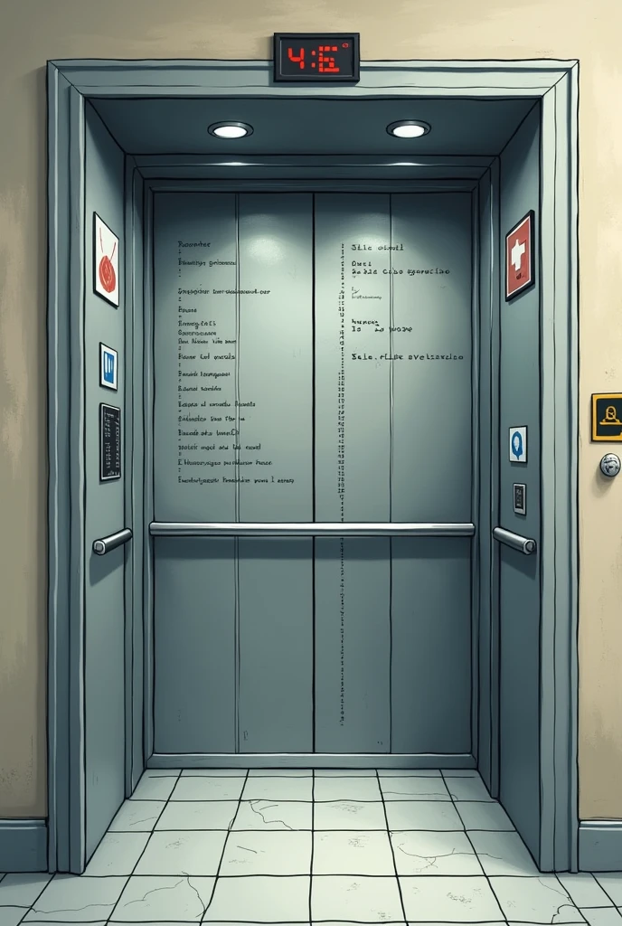 The state machine of an elevator But in terms of state machines, as if it were a Spanish pseudocode and simpler please