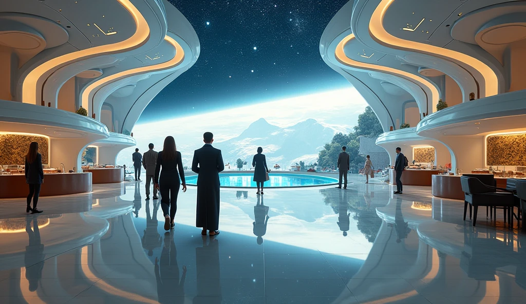 Hotels in space