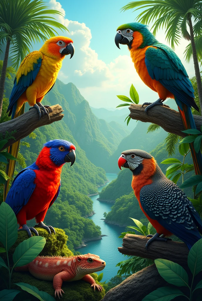 Create a slide of Haiti's fauna