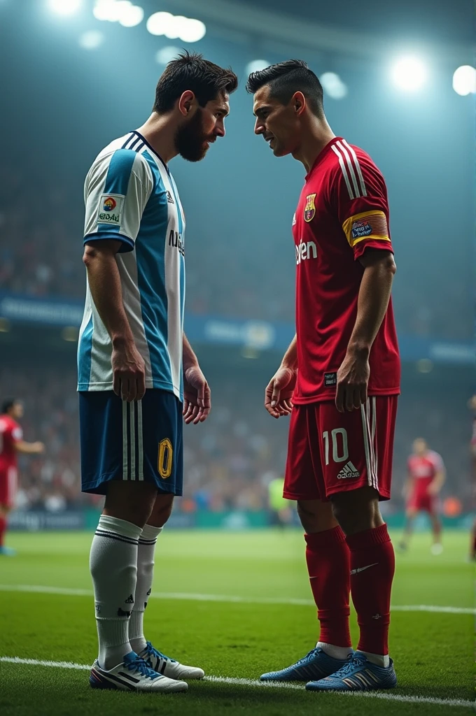 I would like to believe that Messi makes Cristiano Ronaldo cry