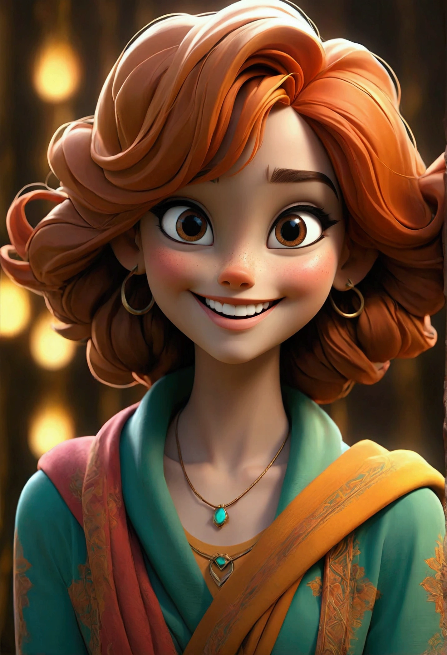 Beautiful smiling