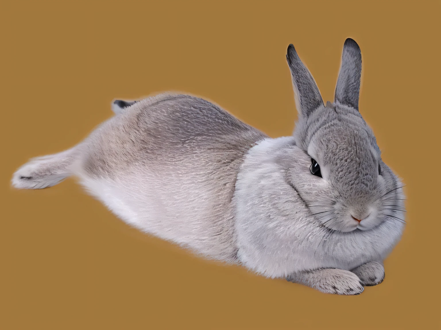 a very cute furry rabbit, hairs drawn like cartoon, perfectly drawn eyes, eyes like a cartoon drawing, beautiful eyes, perfect eyes, she is very happy, she is smiling, the image is very detailed