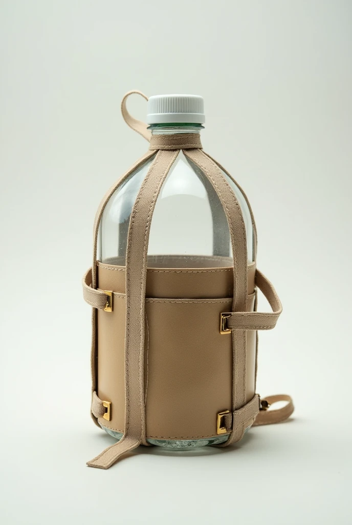 Mini storage pack using mineral bottle cup diy illustrated
