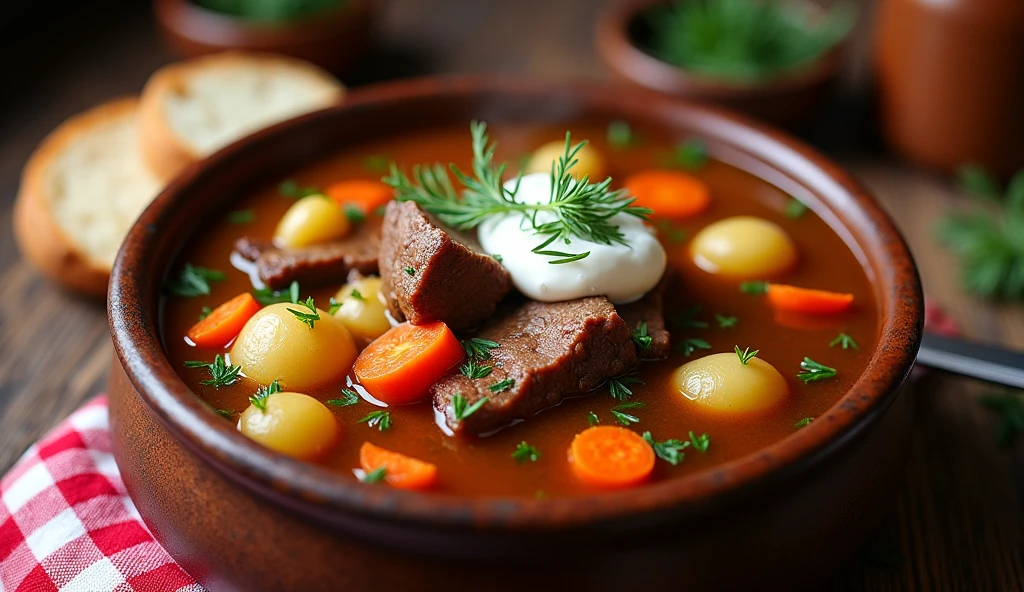 Russian dish Markov soup