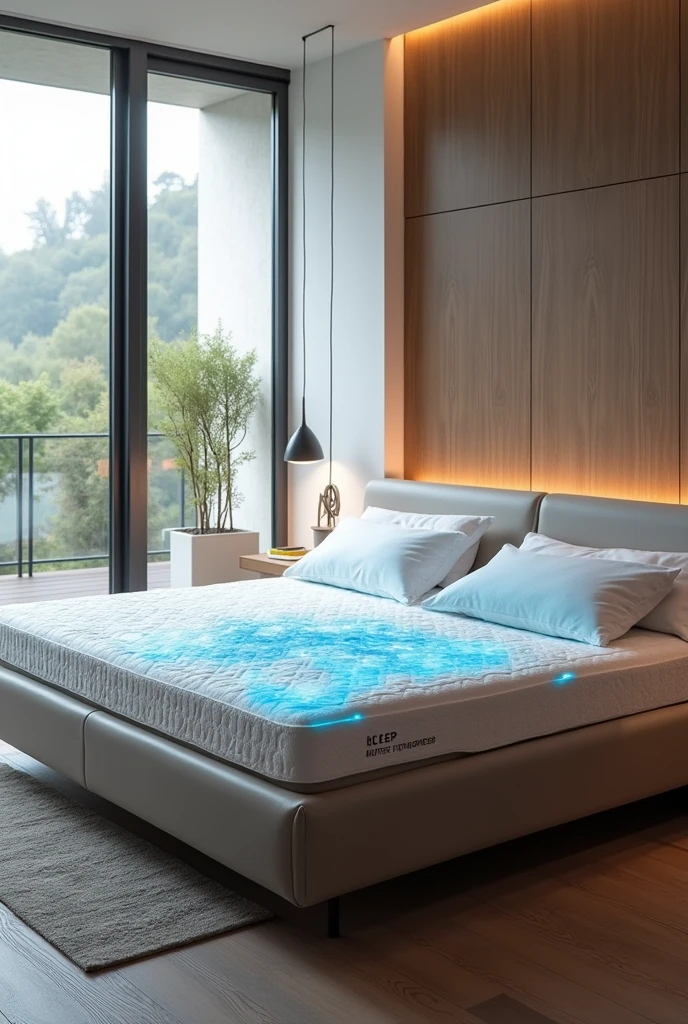 A smart bed with cooling technology