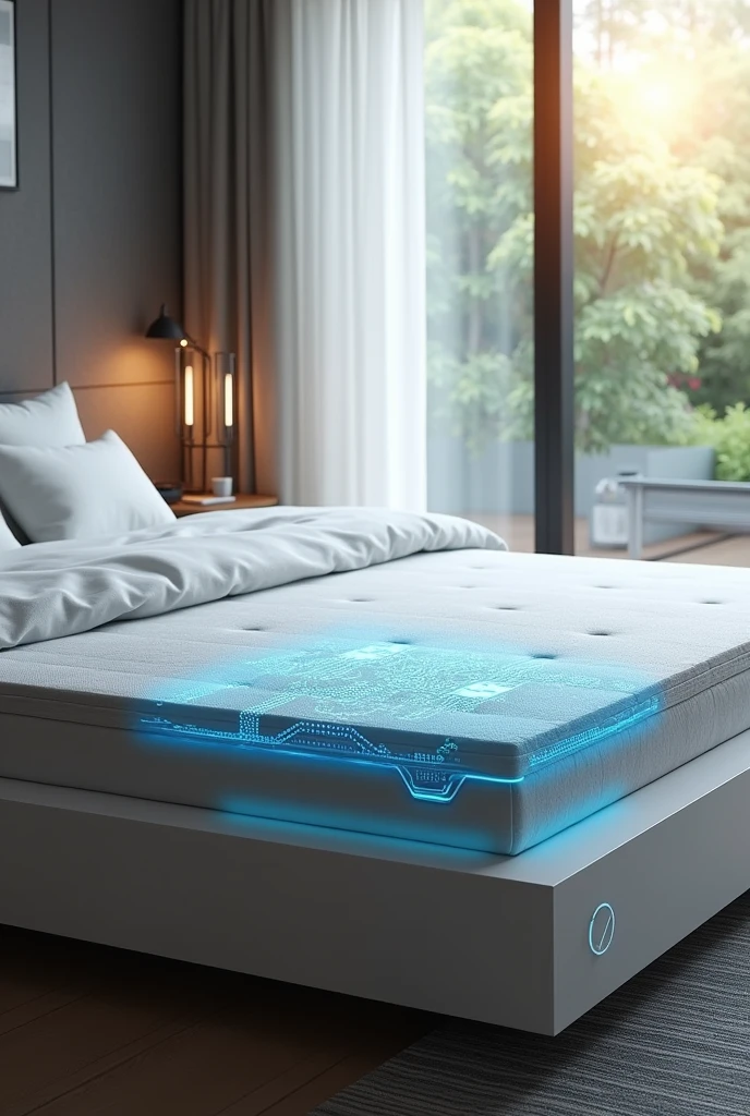 A smart bed with cooling technology