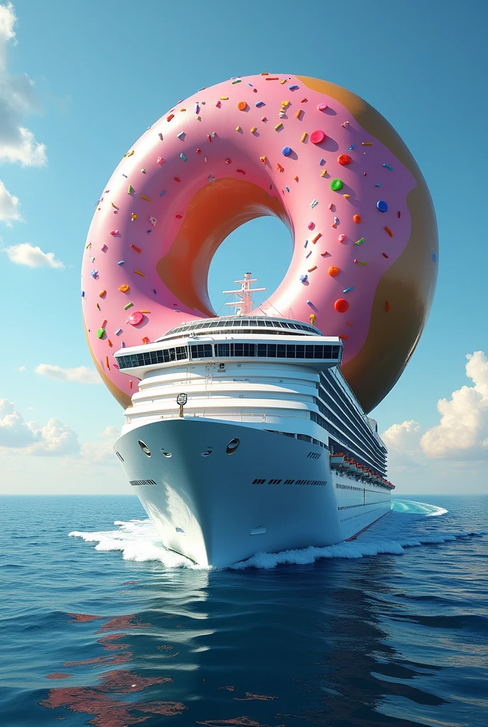 A big donuts cruise rajoute un gros donuts sur le toits