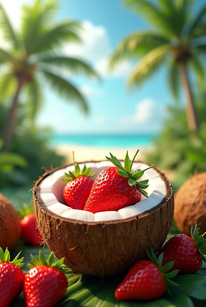Strawberry coconut Brazil 