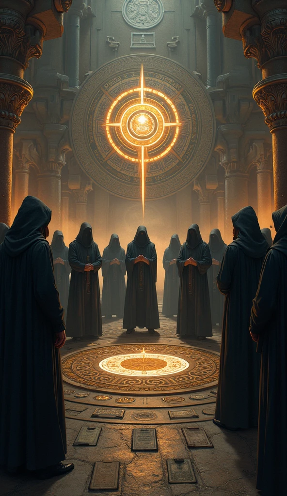 A secret meeting of the Chronos Guardians