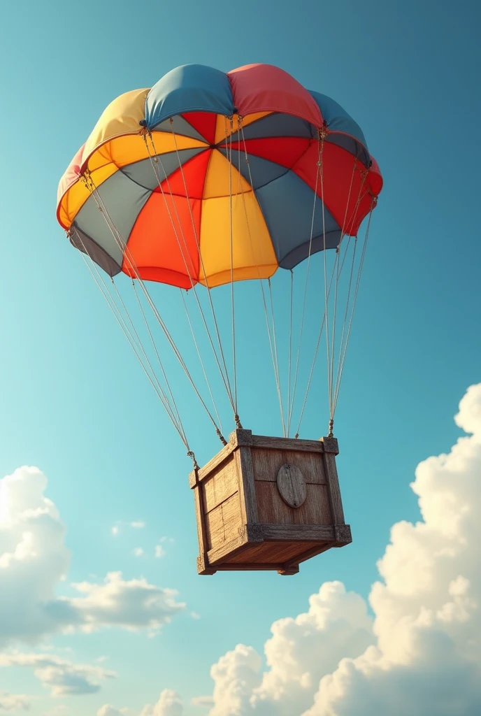 📦 with parachute