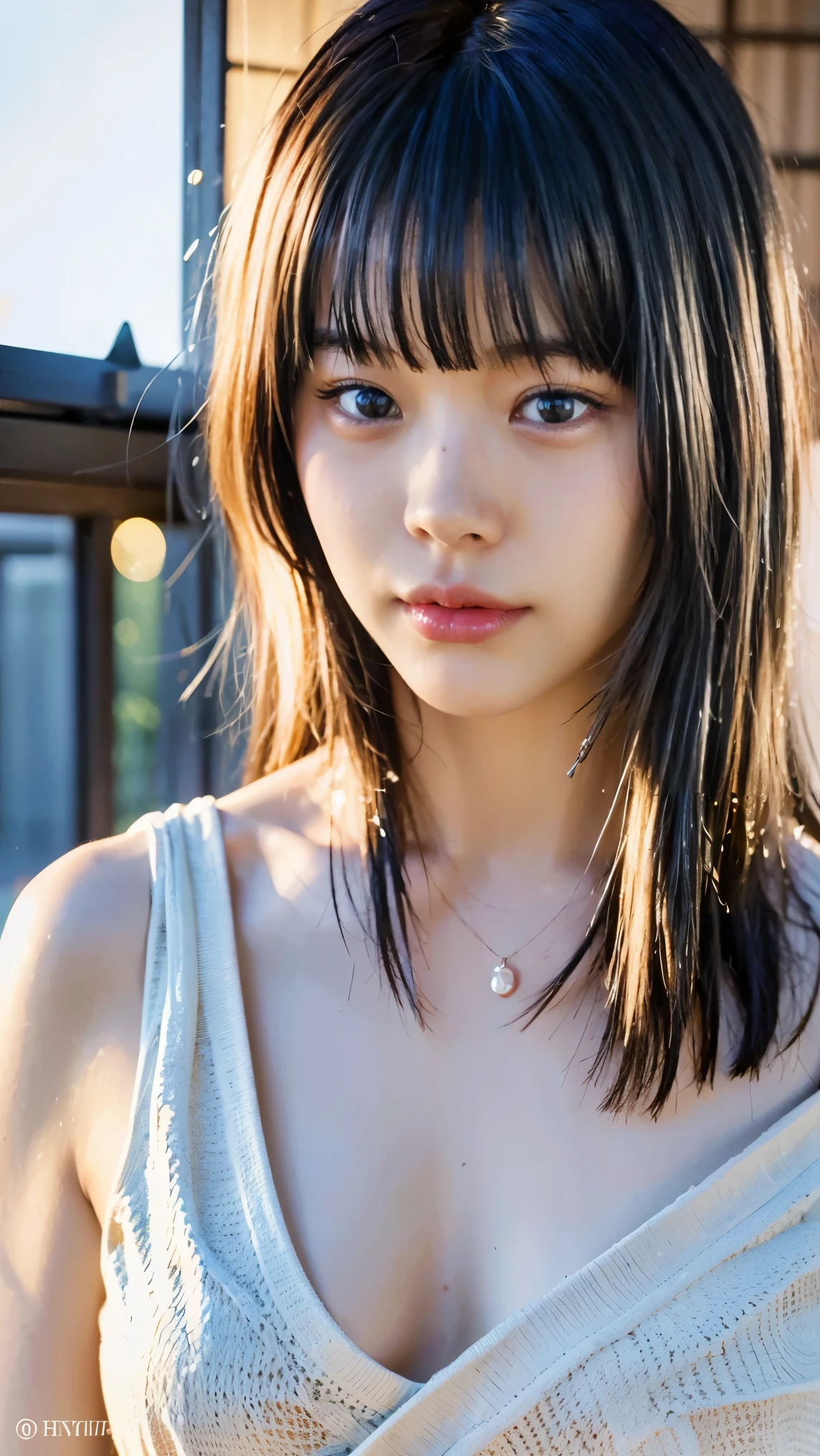 Everything modern:1.66, Cute Japanese Women Photos, smile:1.78, 20-year-old, Oil for straight, one-length hair&Hair balm:1.55, (photo Realistic:1.4), (hyper Realistic:1.4), (Realistic:1.3), (Smoother lighting:1.05), (Improving the quality of cinema lighting:0.9), 32K, 1 person,20-year-oldの, Realistic lighting, Backlight, The light shines on your face, Ray Tracing, (Bright light:1.2), (Improvement of quality:1.4), (Highest quality Realistic textured skin:1.4), fine grain, Detailed face,(smile:0), (Emphasis on face close-up:1.3), (Enhances the beauty of skin texture:1.1),((Extremely precise and accurate anatomy:1.0)), (Enhances the beauty of skin texture:1.1), Clean and glowing skin, mesh, thin:1.2, (Realistic:1.3), Realisticなライティング, (Smoother lighting:1.05), 32K, One Japanese woman, fine grain, Detailed face, (Film Grain:1.1),(Accentuates body lines:1.1), High resolution, Natural look, Kind eyes, Improves hair quality, Delicate light and shadow, Transparent muscles, Graceful pose, Beautiful Eyes, Sharp details, Soft light reflection, Beautiful contours, Delicate skin tone, Fine hair texture,Cute Japanese Women Photos,
