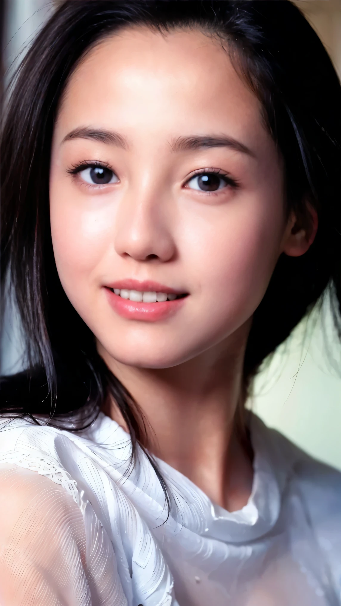 (Surreal) , (Like the picture:1.4),(Increase the resolution), (8k), (Very detailed), (Beautiful and detailed), (highest quality), (Super detailed), (masterpiece), (wallpaper), (Detailed face), alone,1 girl, perfect beautiful japanese woman:1.4、19 years old、Looking at the audience, Subtle details, Detailed face, cloudy, Deep Shadow, Laughter,