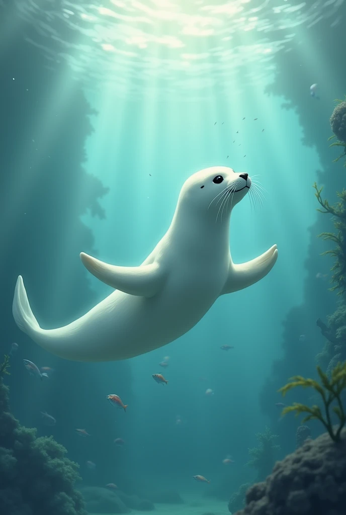female white seal exercice hum