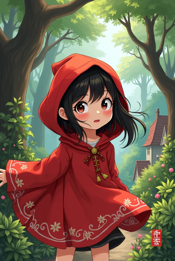 Petit chaperon rouge style manga