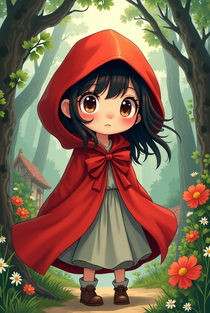 Petit chaperon rouge style manga